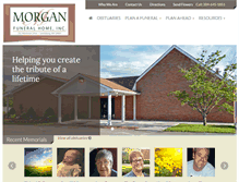Tablet Screenshot of morganfh.net